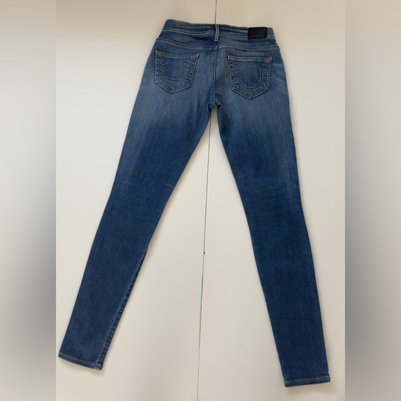 True Religion Women's Blue Skinny Jeans 👖 💙 - Picture 8 of 12